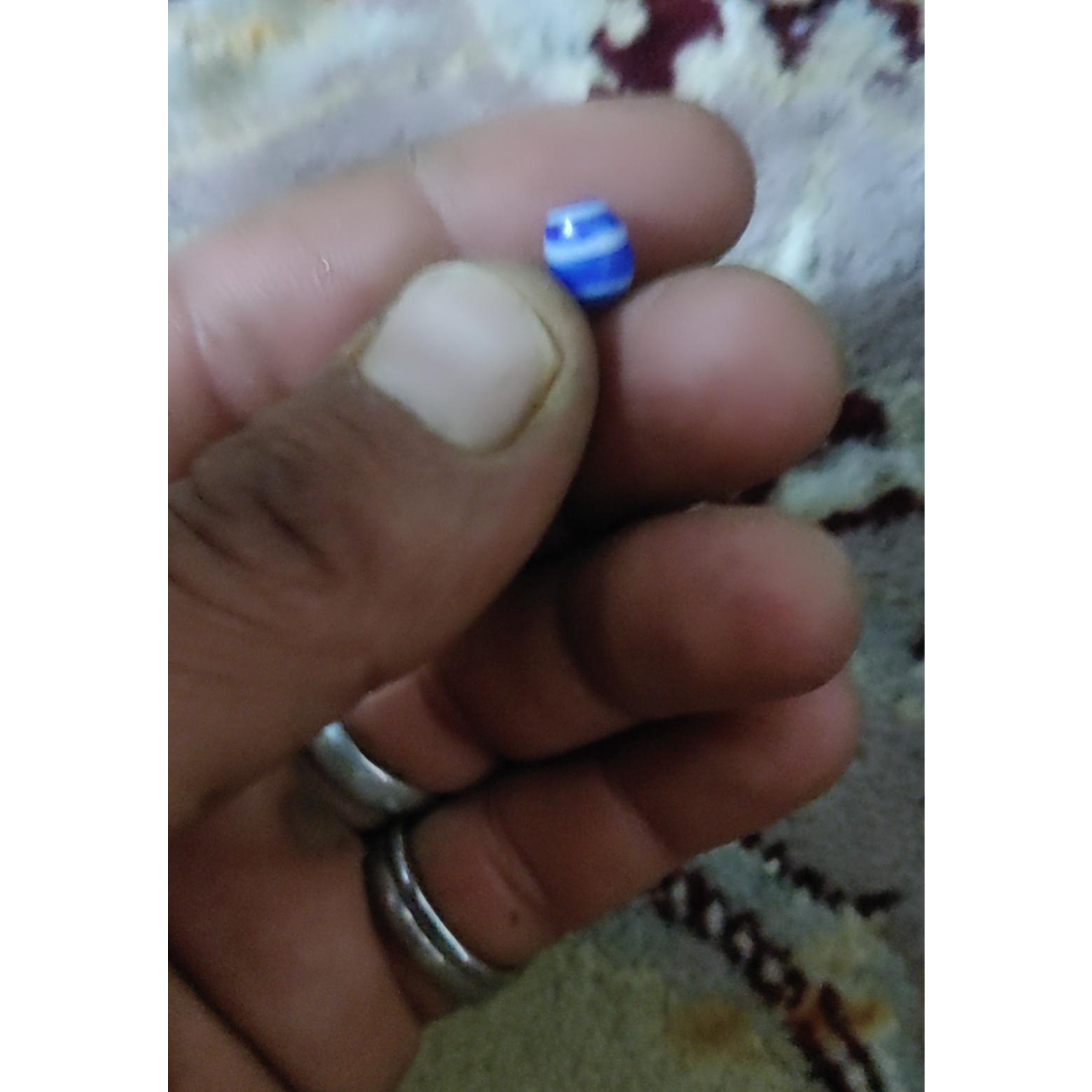 مهره سلیمانی آبی بسیار زیبا