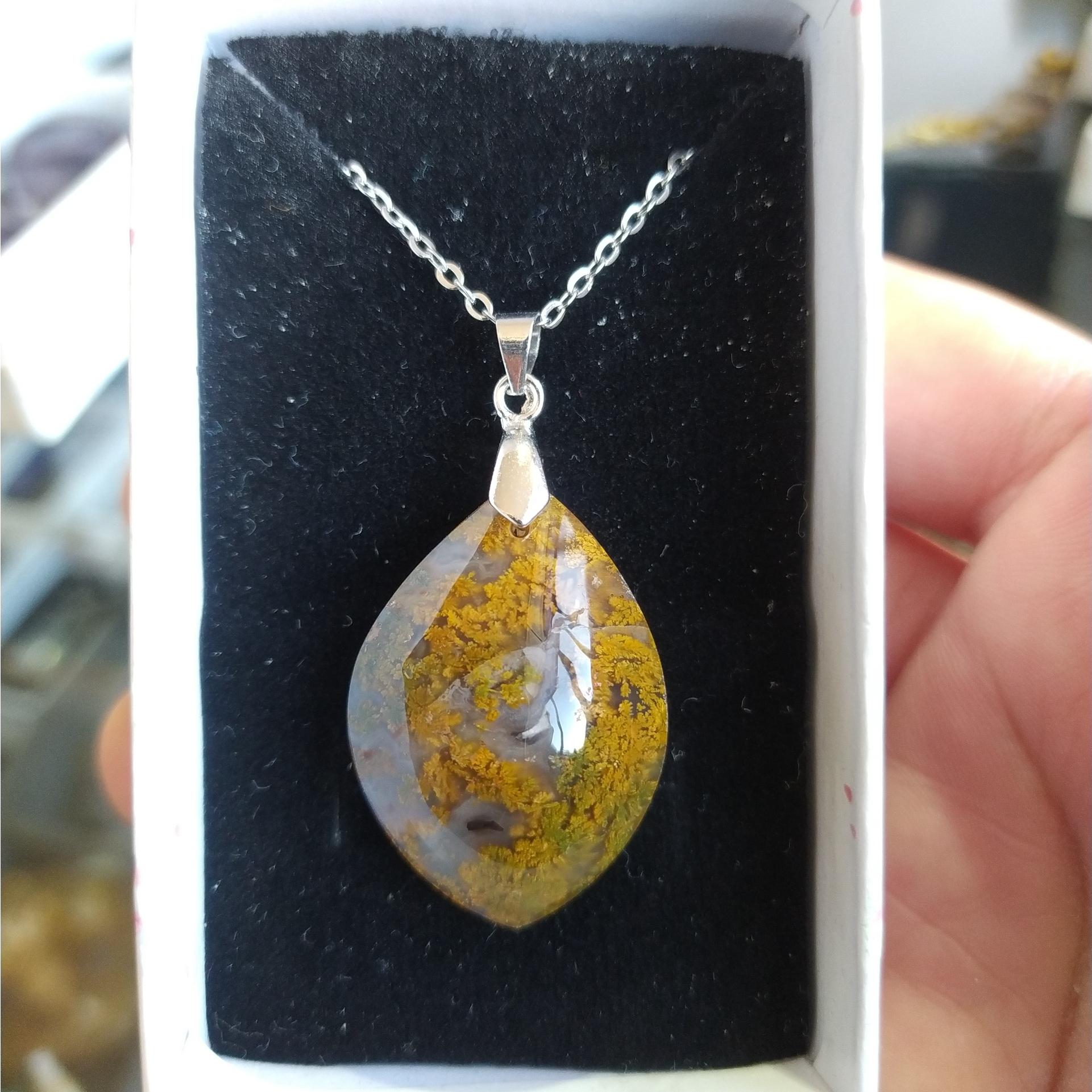 گردنبند عقیق زیبا