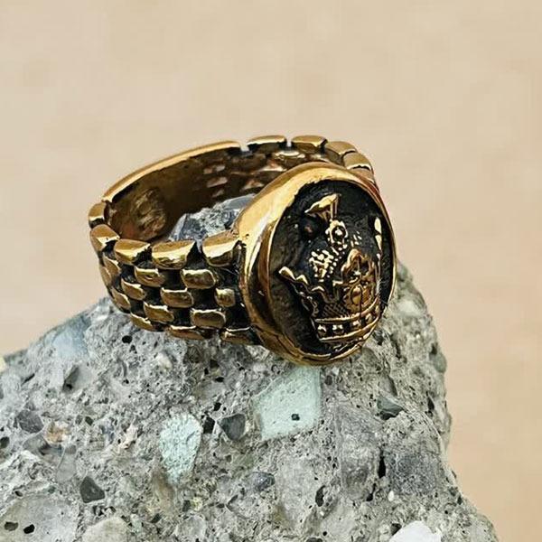 انگشتر طلا روس رنگ ثابت سایز 9 کار شیک وعالی