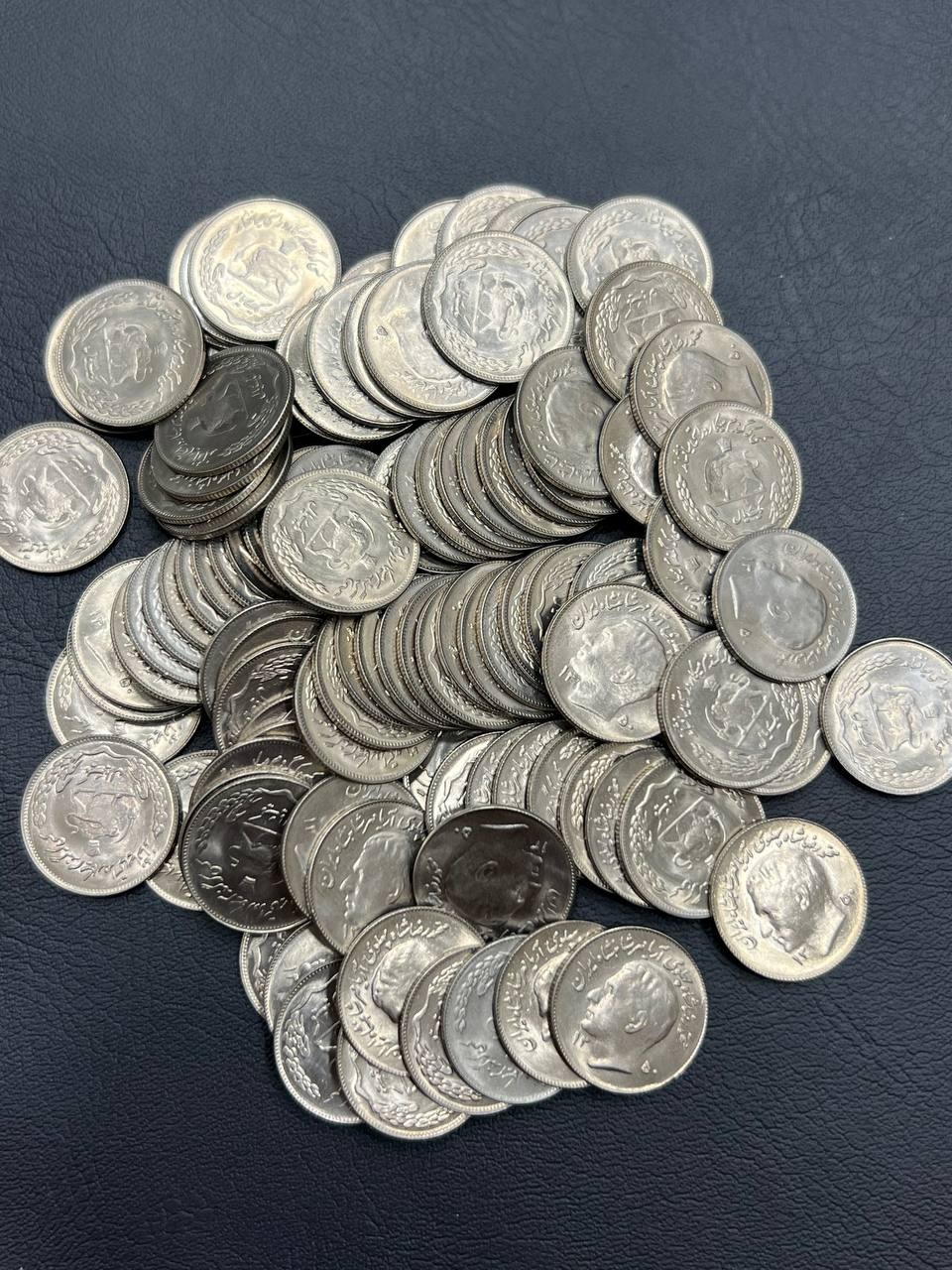 پنجاه عدد یک ریال فائو سال های 50و51سوپر بانکی