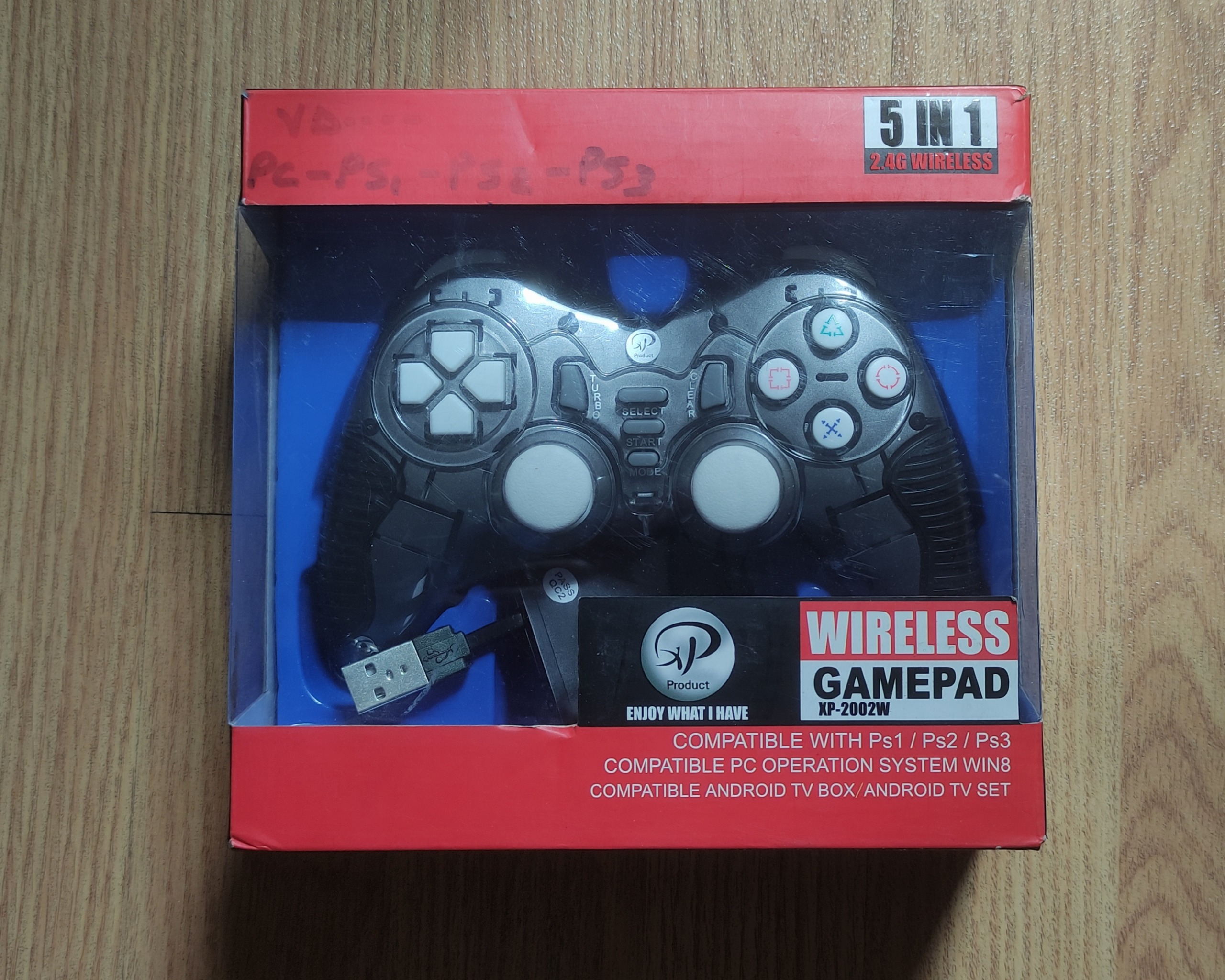 دسته بازی ایکس پی 2002W مناسب PC , PS1, PS2 , PS3