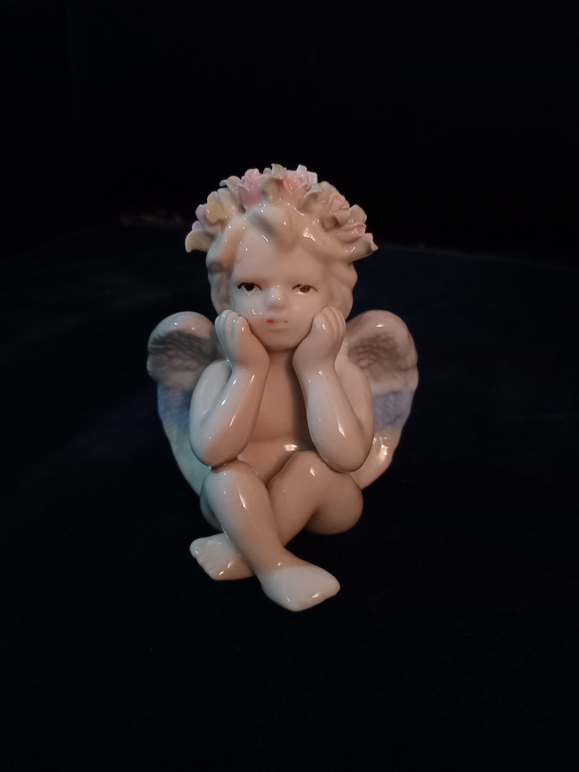 مجسمه فرشته بالدار دست ساز کهنه اروپایی زیبا