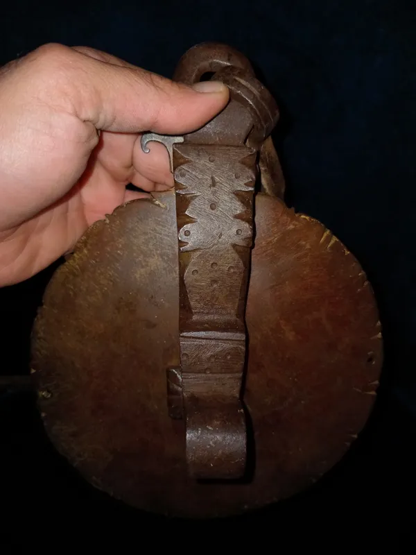 کوبه فولادی کهنه 200 ساله تماما سوهان تراش