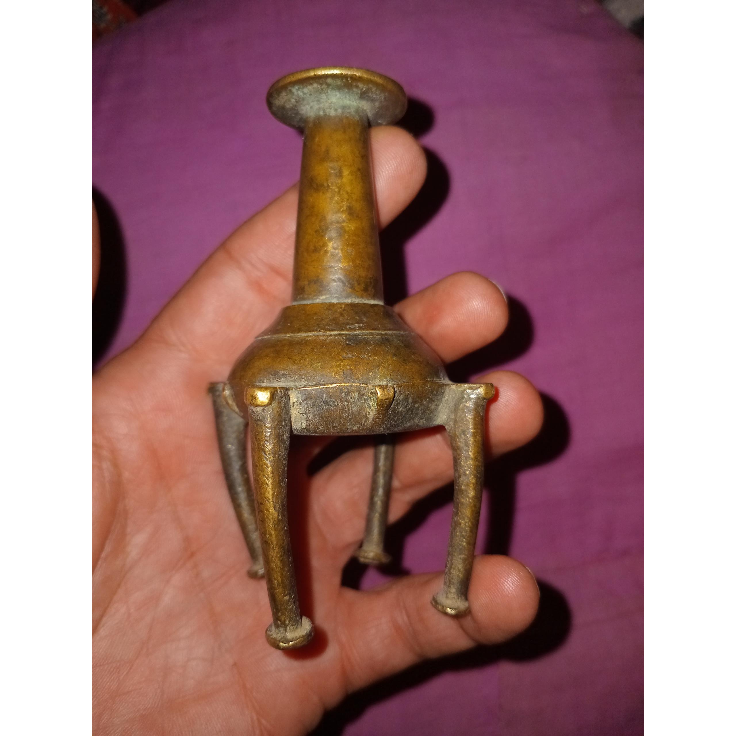 سرمه کوب کهنه قاجاری کلکسیونی کمیاب بی عیب