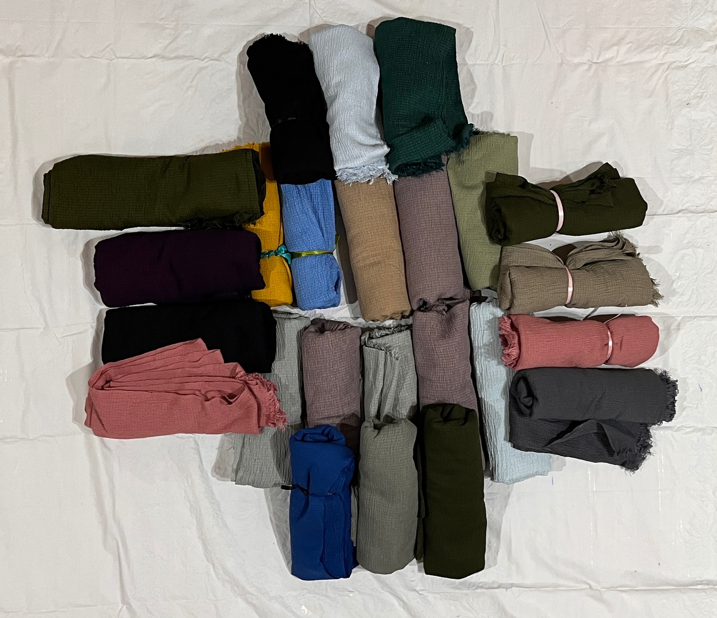 شال پفکی ساده