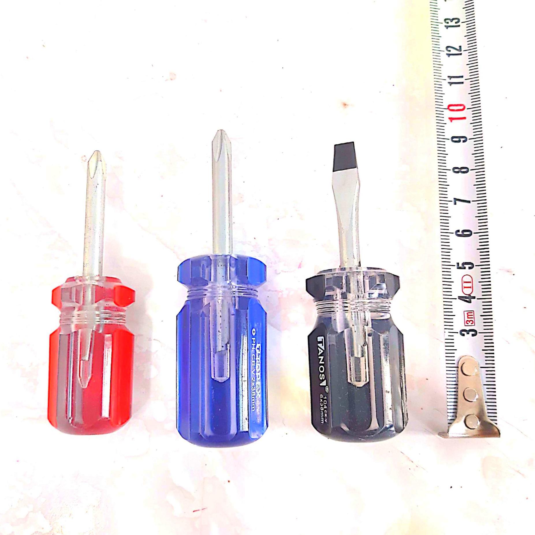 پیچ گوشتی چهارسو کوچک 3 عدد