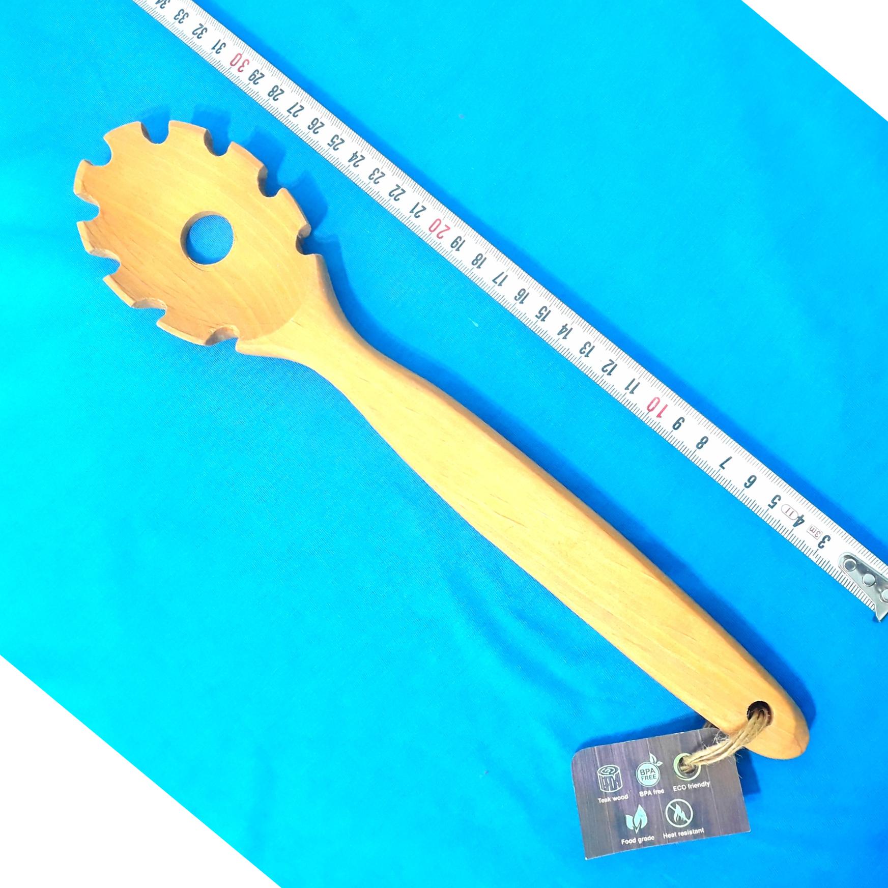 قاشق ماکارونی چوبی