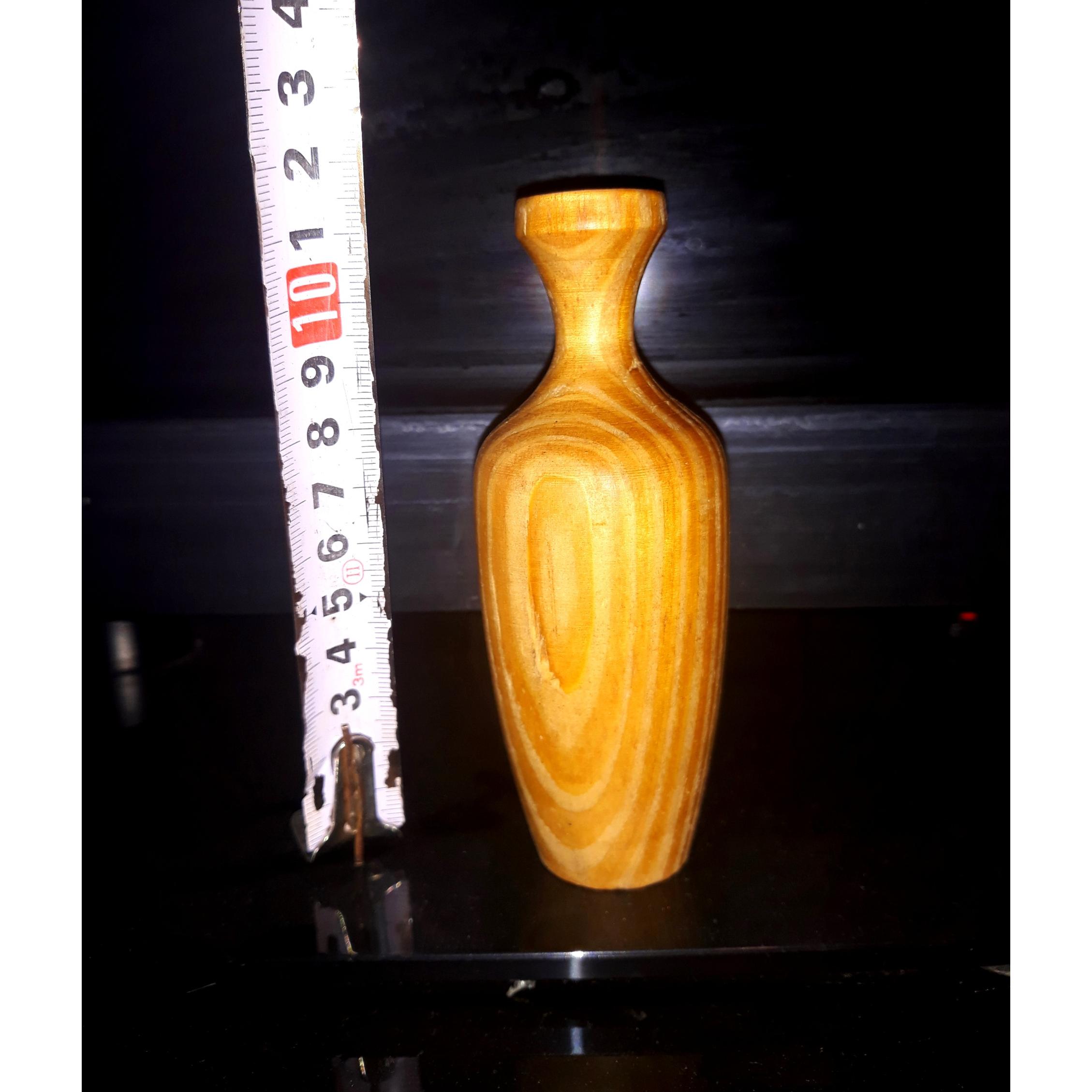 گلدان کوچک چوبی دکوری