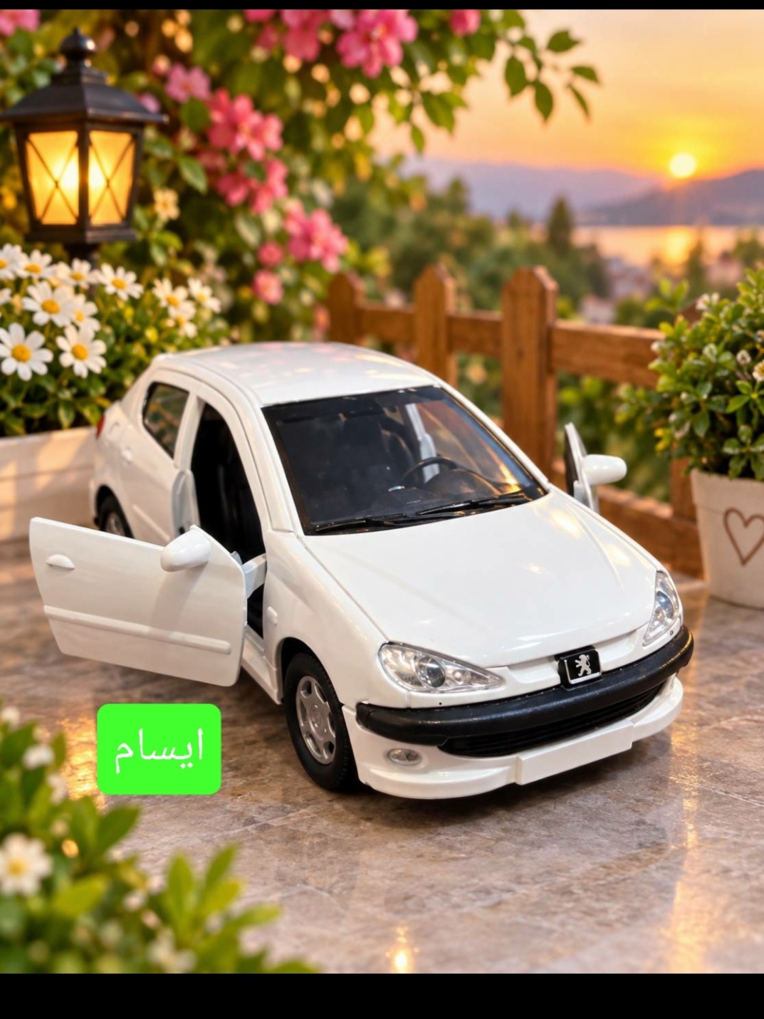 206 سفید فلزی