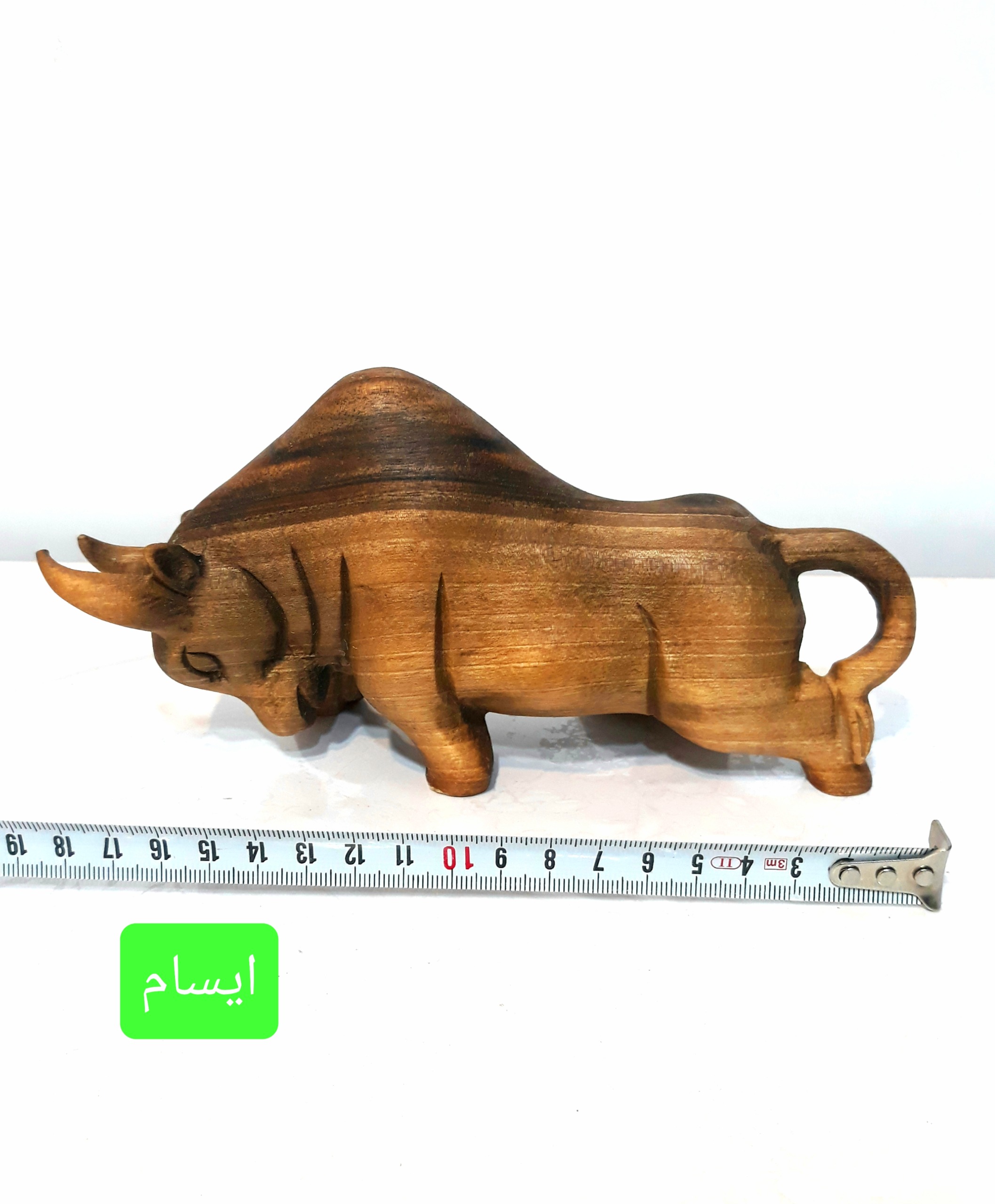 گاو چوبی دکوری شیک
