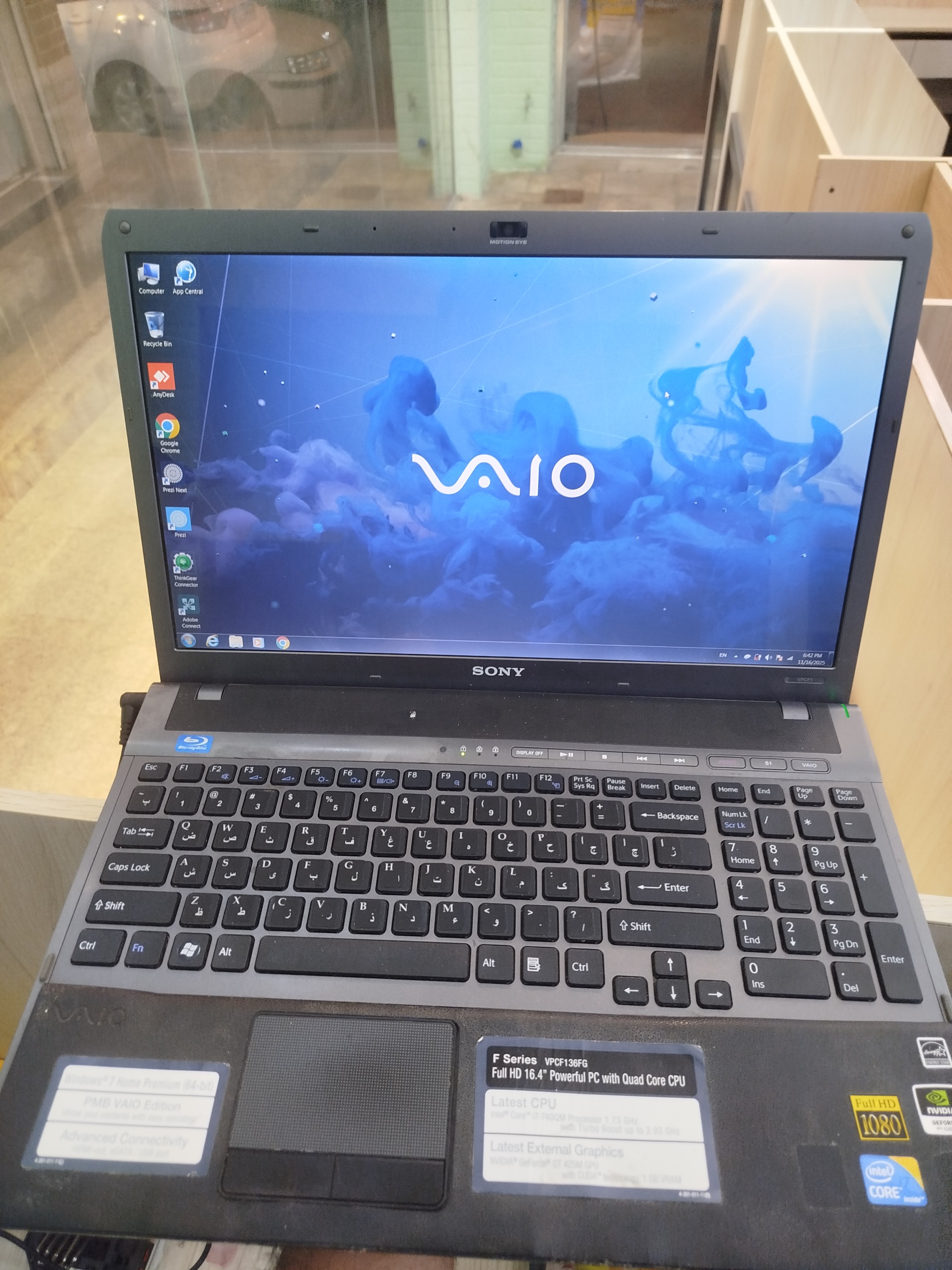 لپ تاپ سونی Vaio Core i7 16.4inch