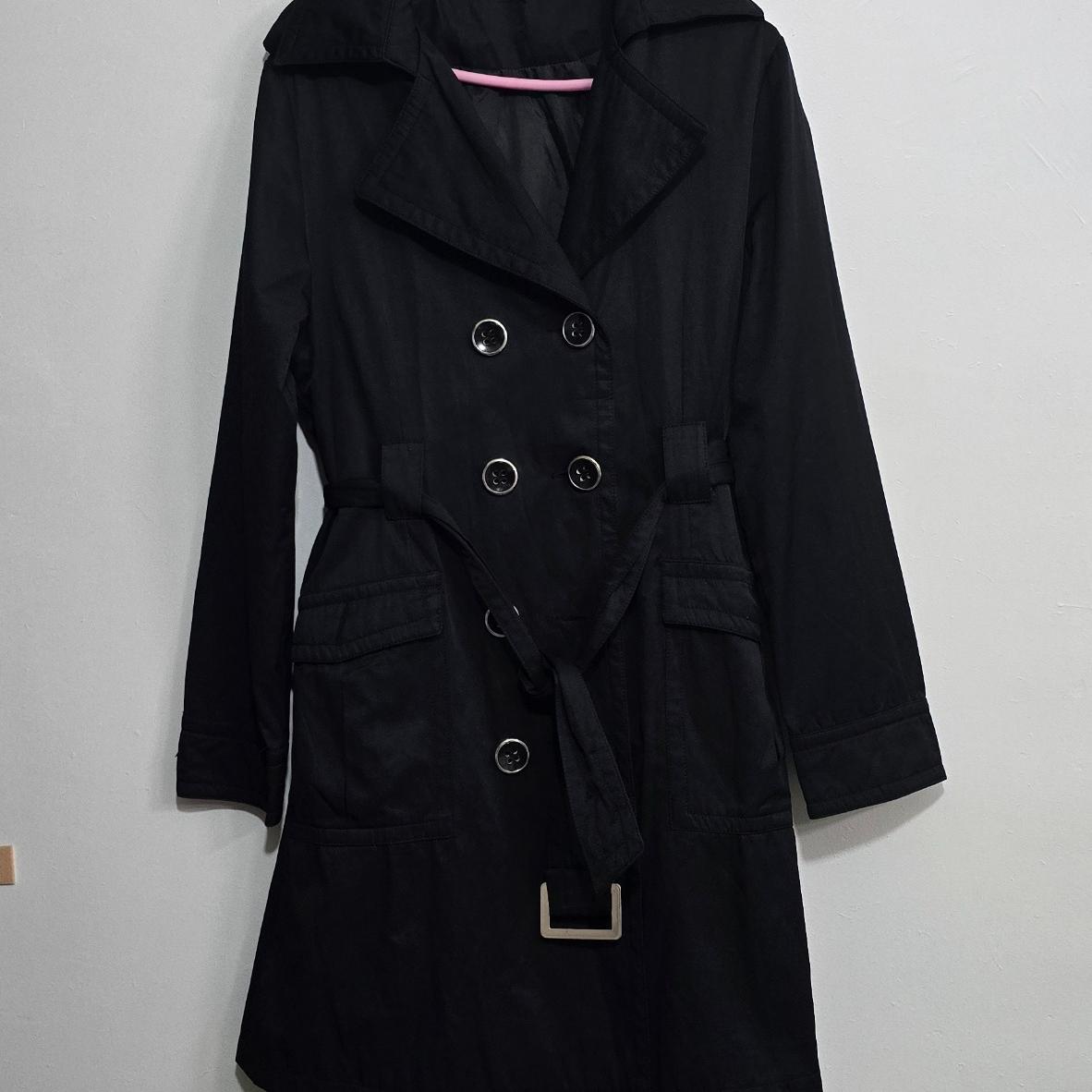 مانتو پاییزه مشکی