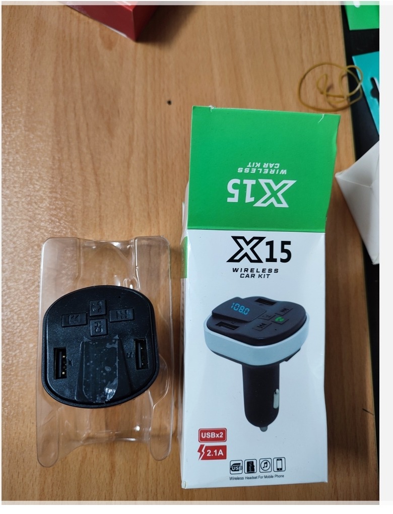 Fm پلیر و شارژ فندکی ماشین رم خور وایرلس