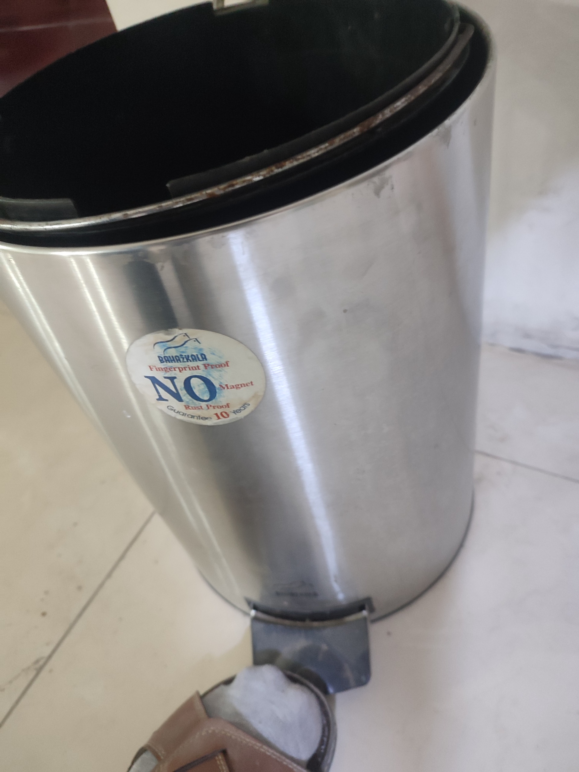 سطل زباله استیل  مارک بهازکالا