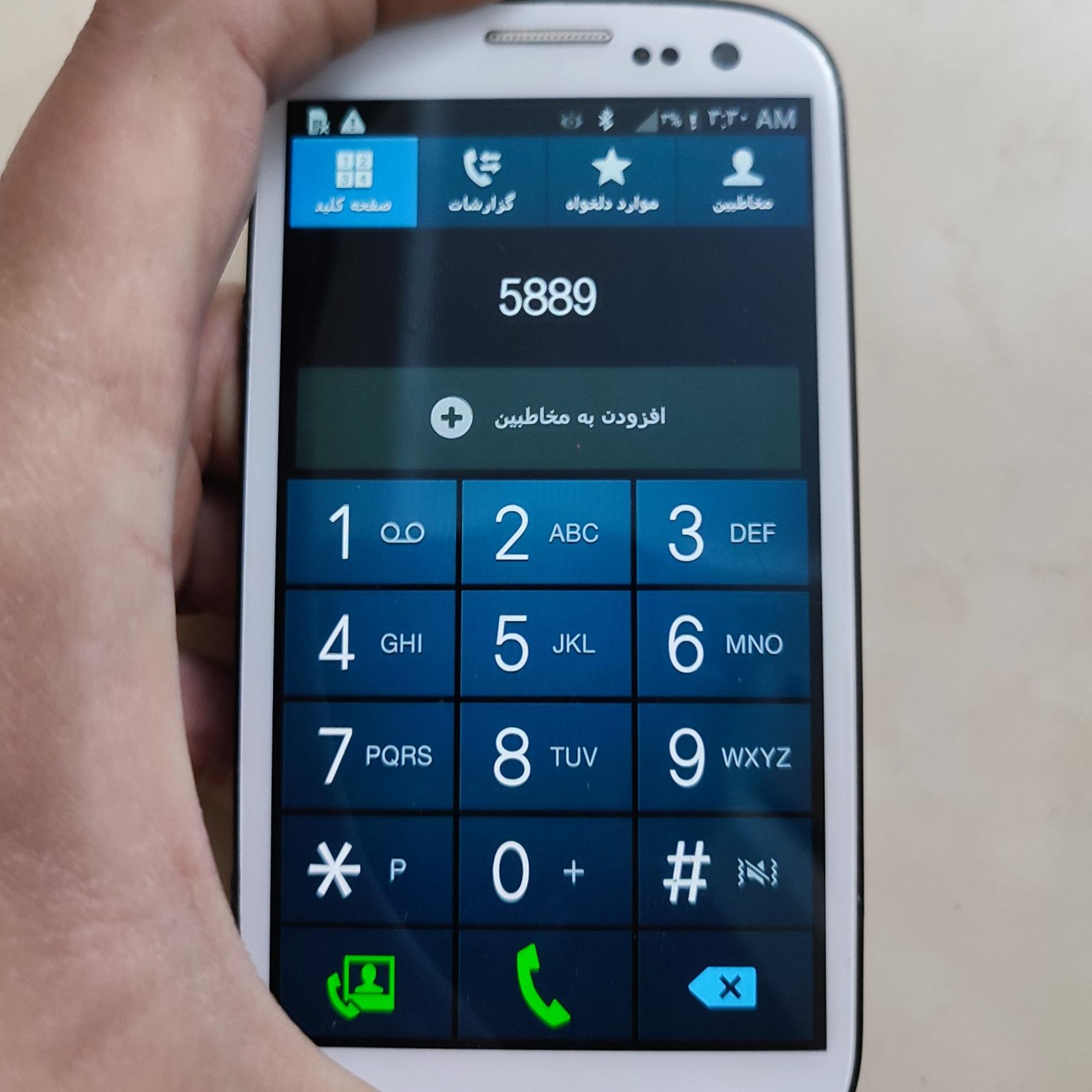 تاچ ال سی دی گوشی S3یا i9300 اورجینال با فریم