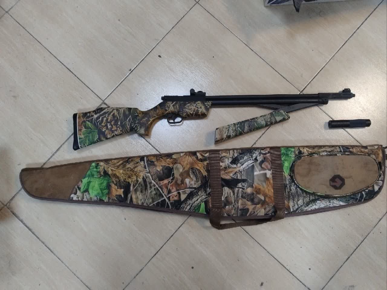 تفنگ بادی پمپ اکشن کالیبر 5.5