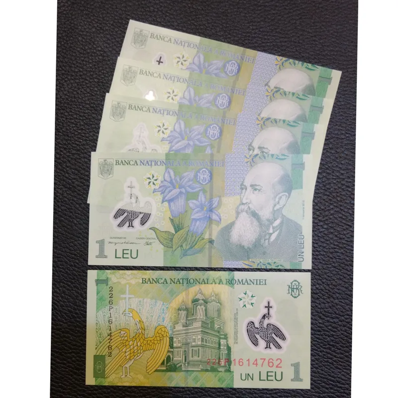 اسکناس پلیمری 1 لئو رومانی