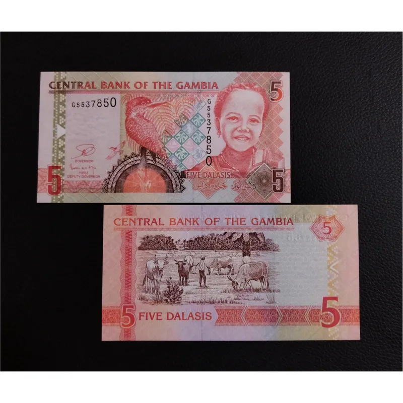 اسکناس 5 دالاس گامبیا