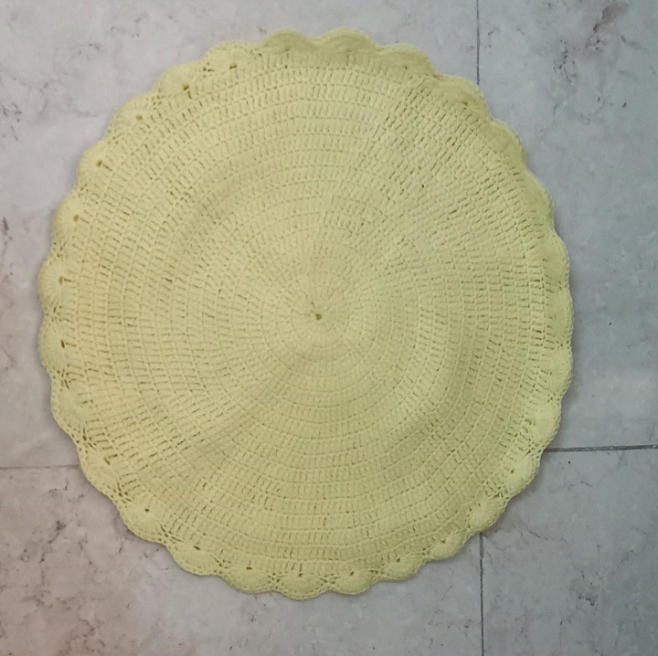 کوسن بافتنی گرد