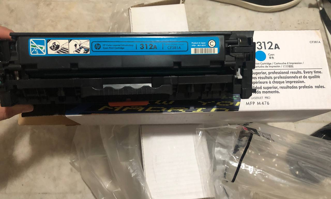 کارتریج رنگی قابل شارژ برند HP Laser jet