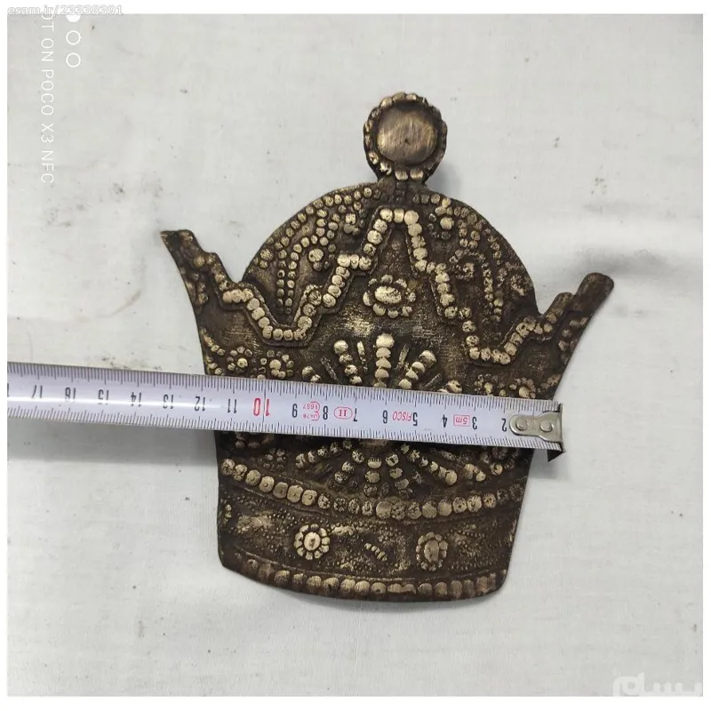 دیوار کوب کهنه تاج بینظیر اصیل سالم دوره پهلوی