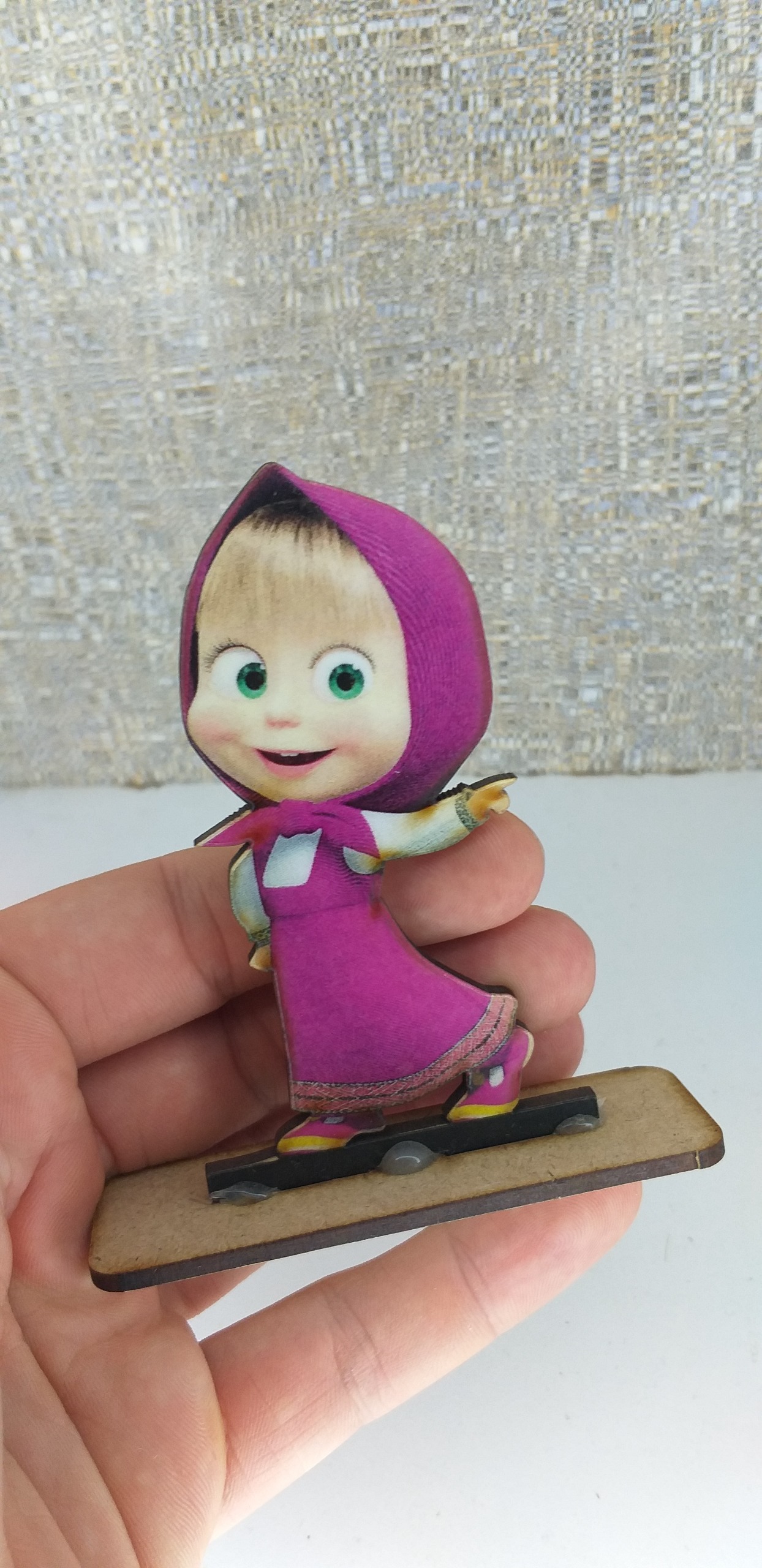 ماکت فیگور چوبی کارتونی دخترونه