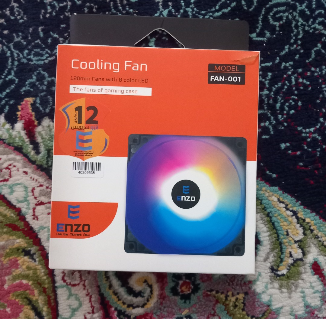 3عدد فن کیس RGB