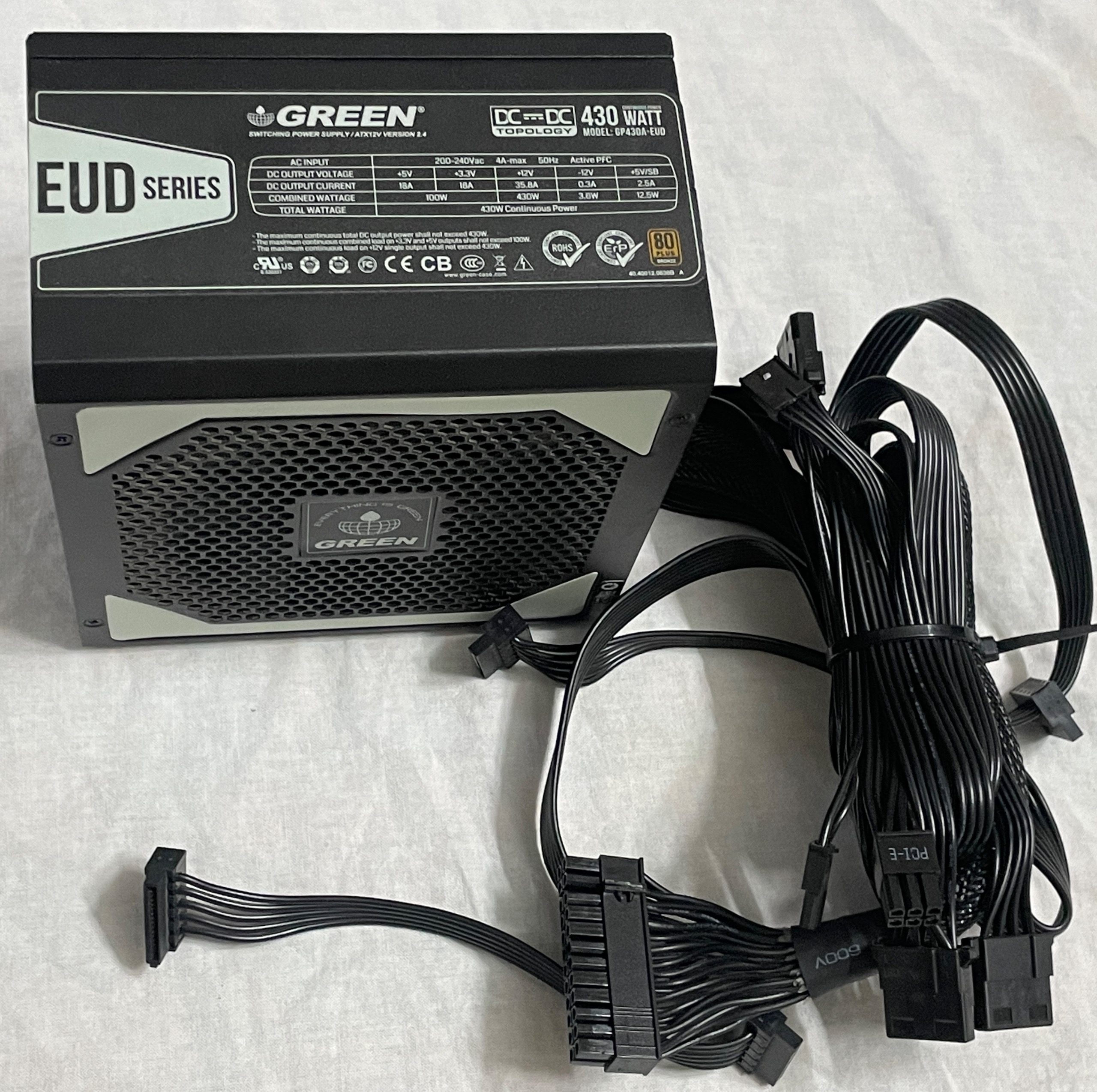 مزایده پاور کامپیوتر 430 وات گرین کف قیمت