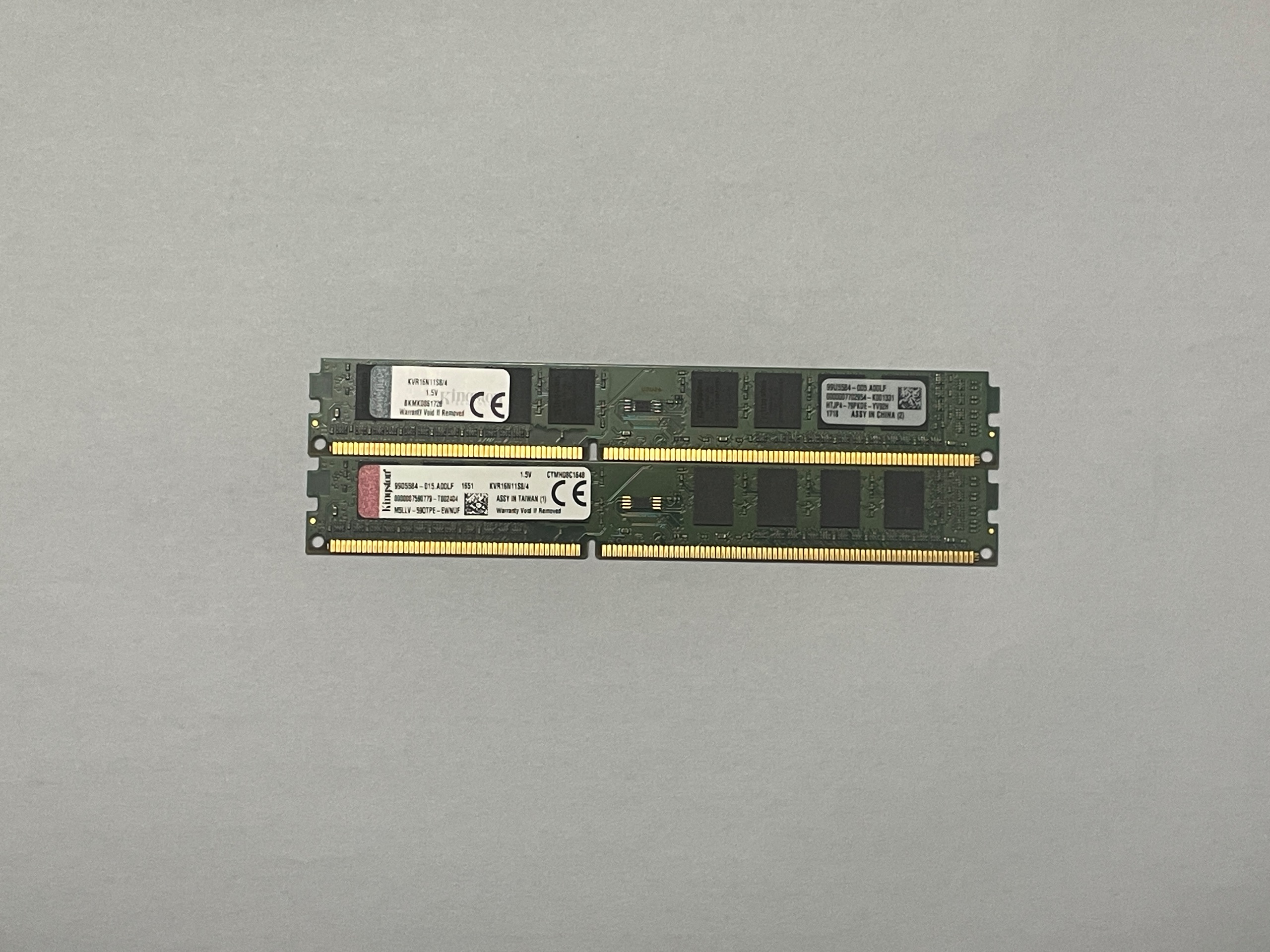 رم 8 گیگ DDR3 دو کاناله Kingston زیر قیمت