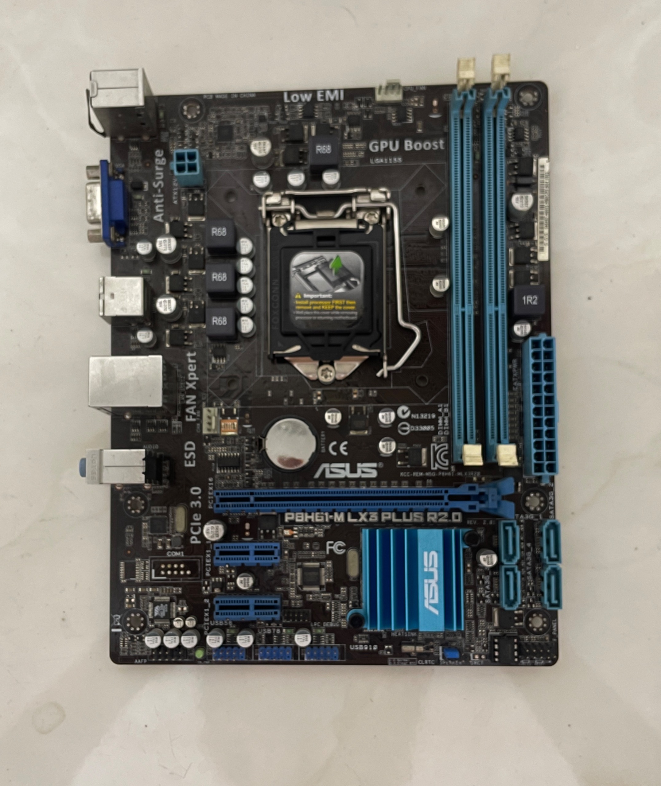 مزایده استثننایی مادربرد H61 ایسوز DDR3 زیر قیمت