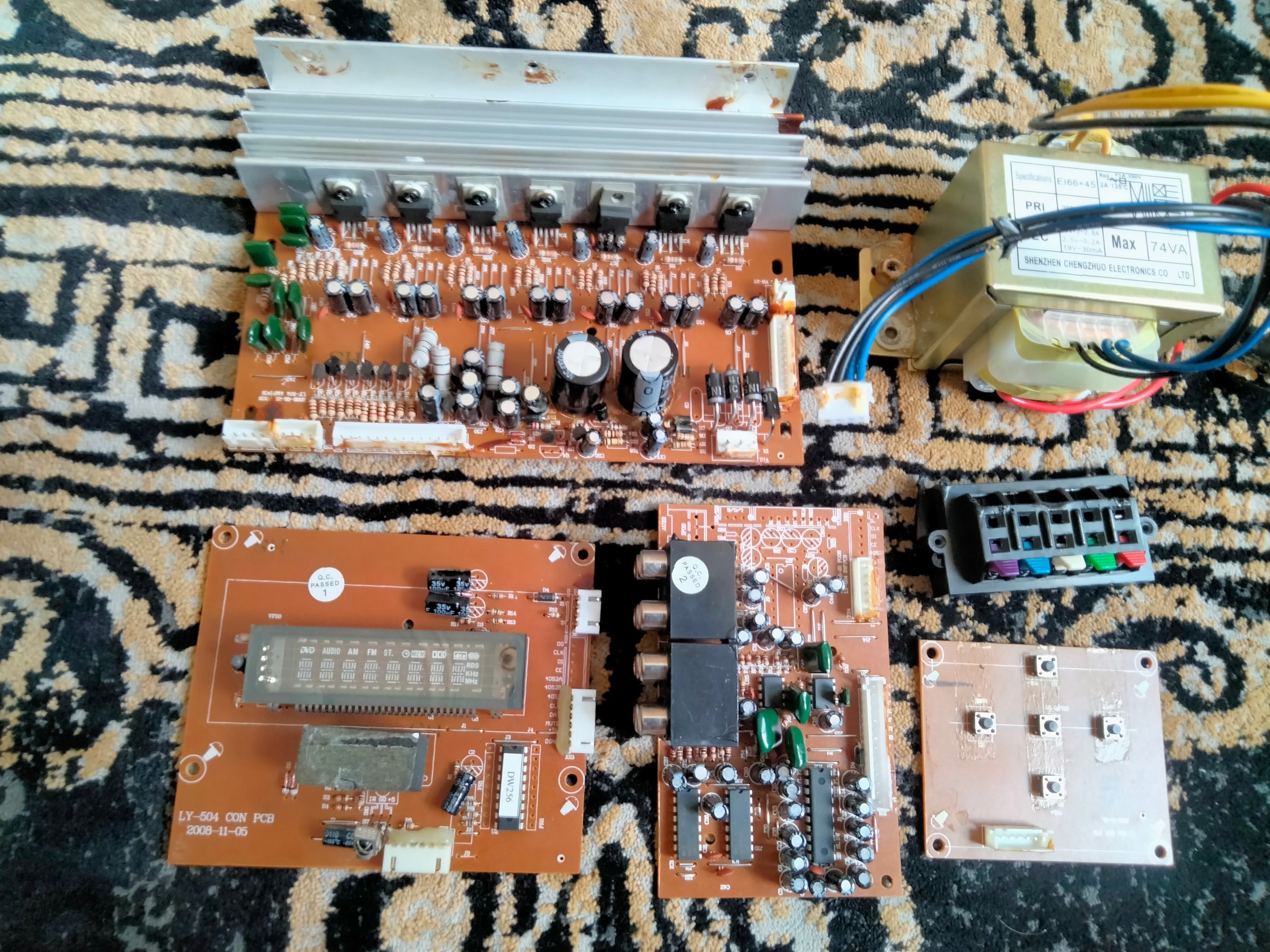 امپیلی فایر 6 کانال 600w