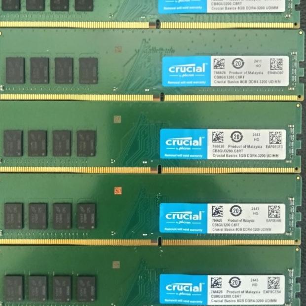 ram 8g کروشیال 2666 ddr4