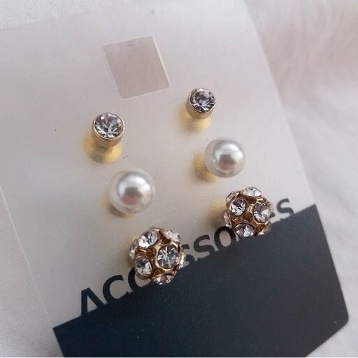 پک گوشواره مینیمال دخترانه استیل برند اکسسوری