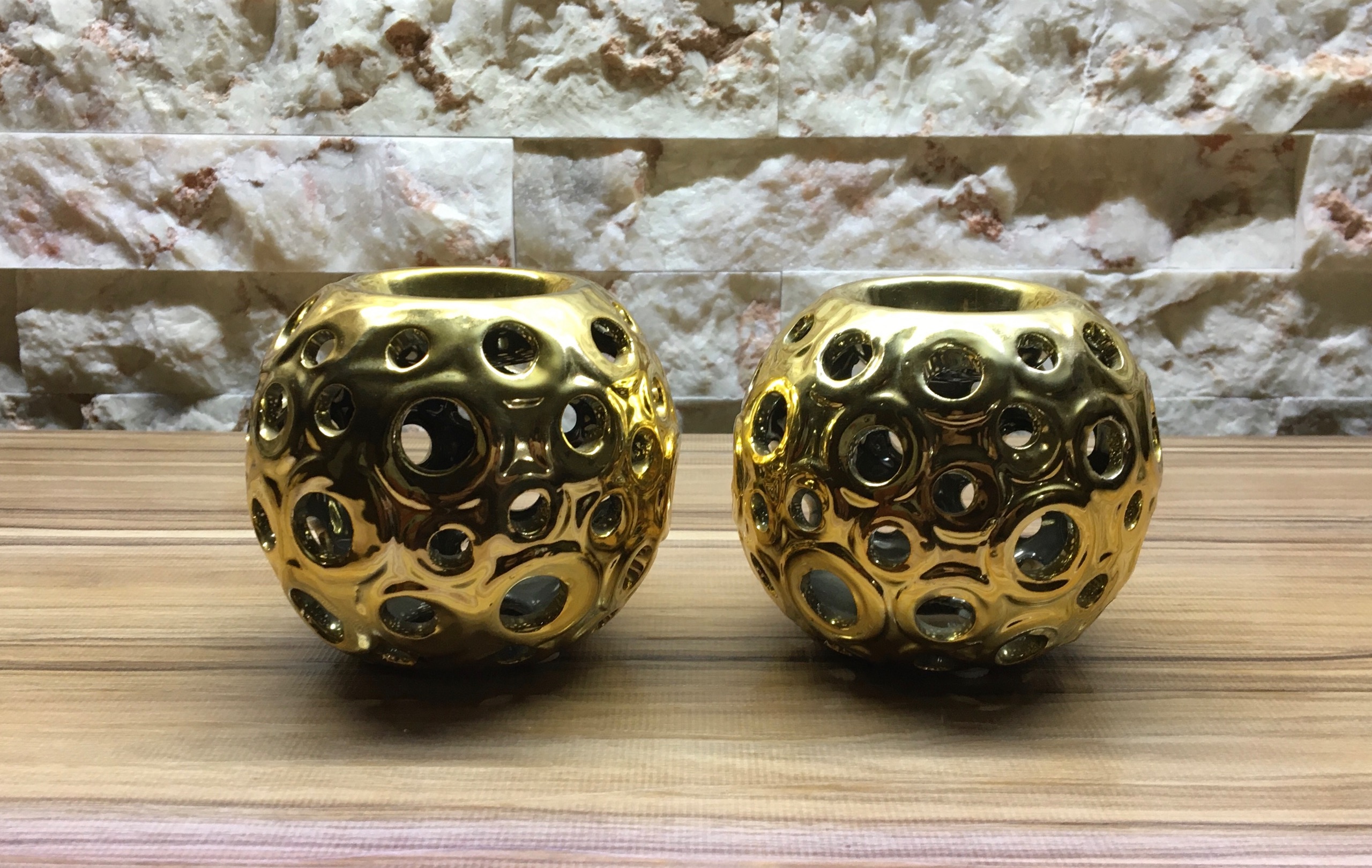 جاشمعی مشبک آبکاری قدیمی و زیبا