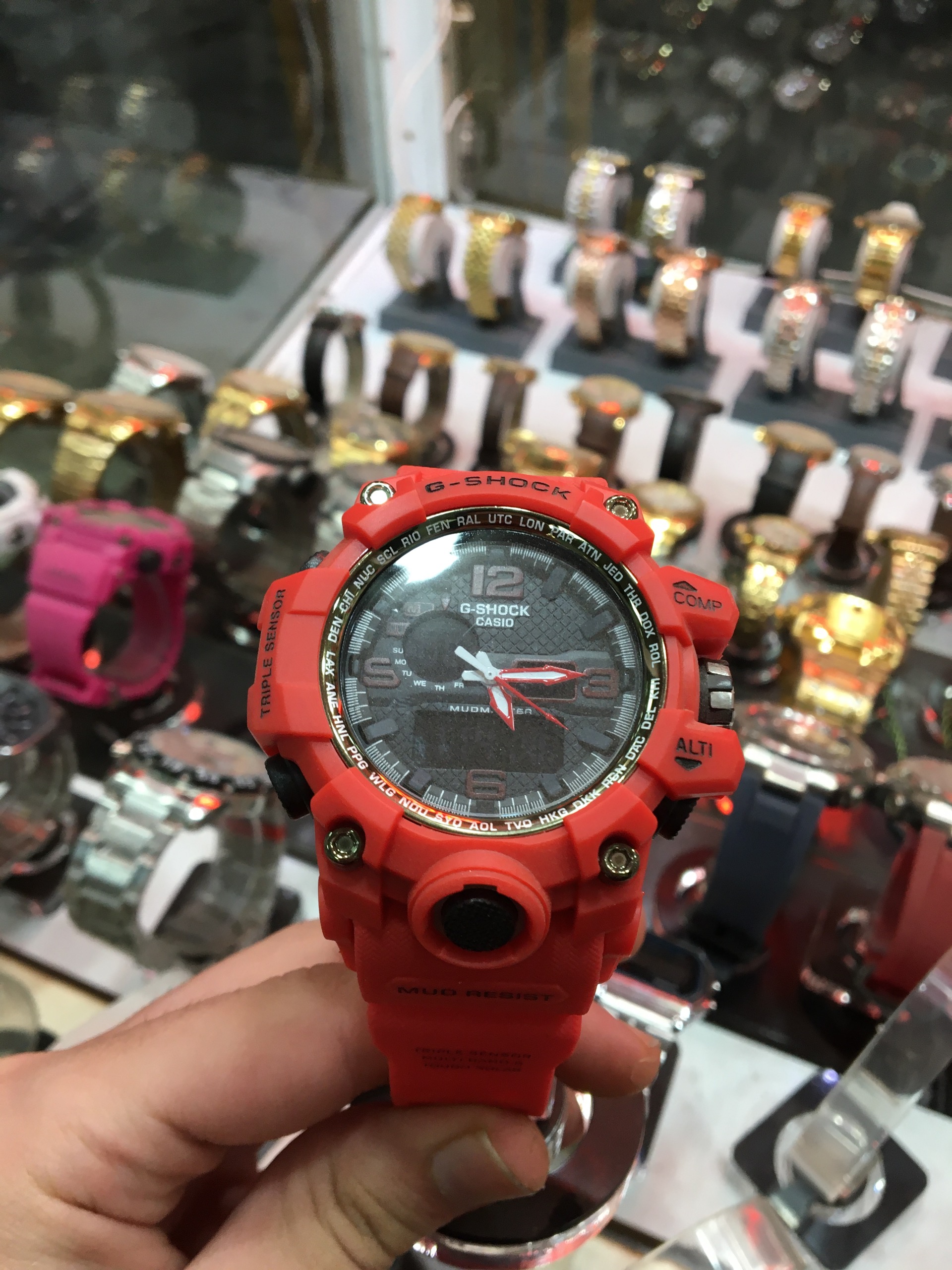 ساعت مچی جی شاک G_shok قرمز