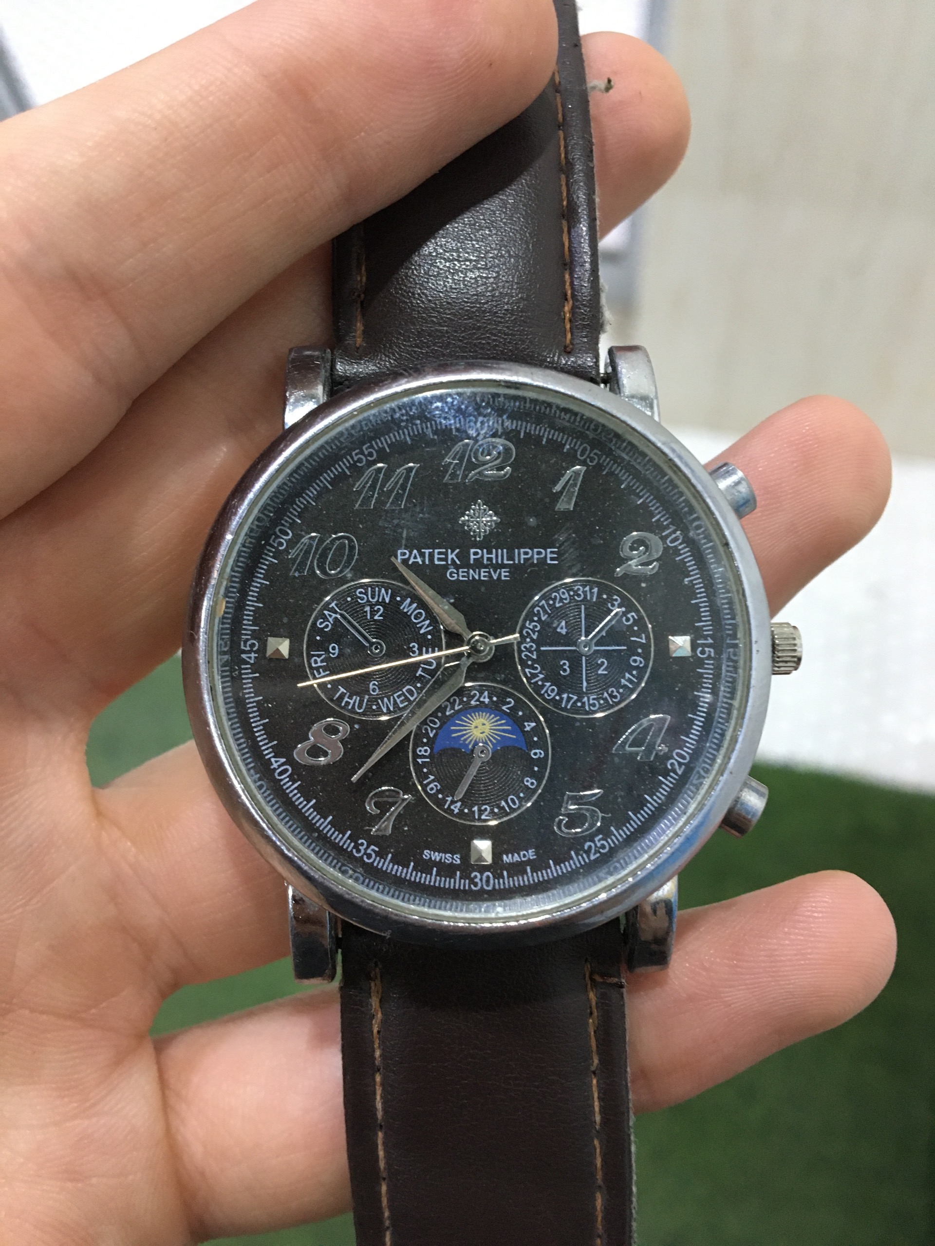 ساعت مچی مردانه بند چرمی