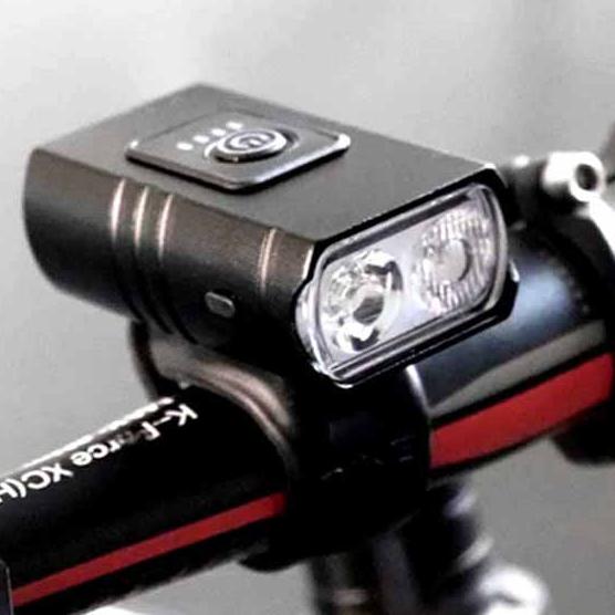 چراغ جلو دوچرخه فلزی و چراغ عقب دوچرخه