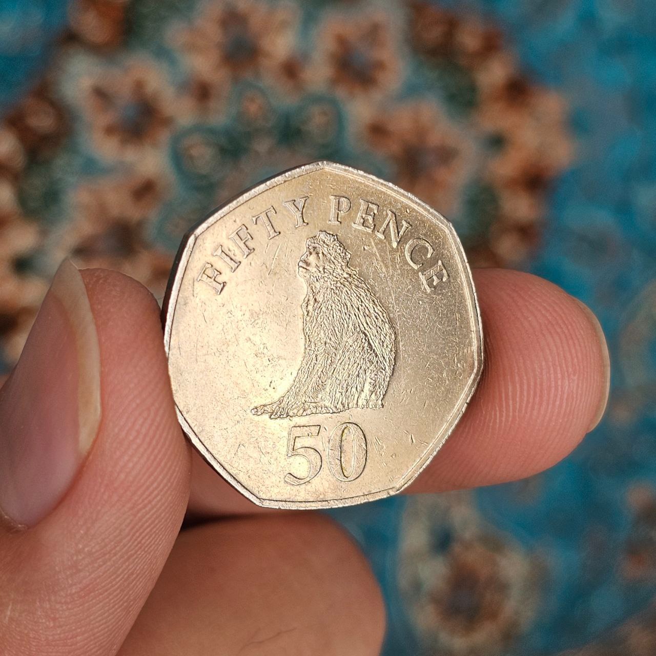 سکه 50 پنس 2016 جبل الطارق  