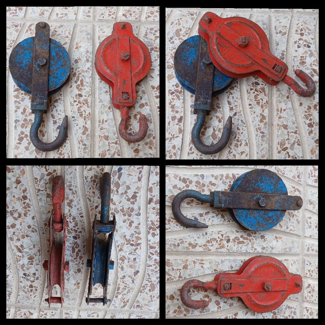 دو عدد قرقره فلزی