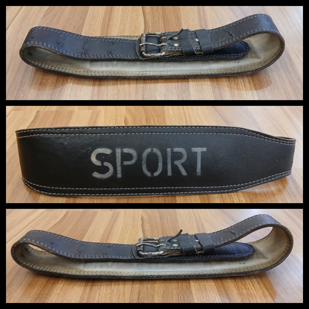 کمربند بدنسازی چرم