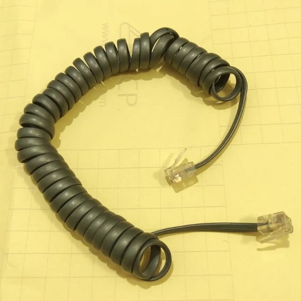 کابل گوشی تلفن حالت فنری