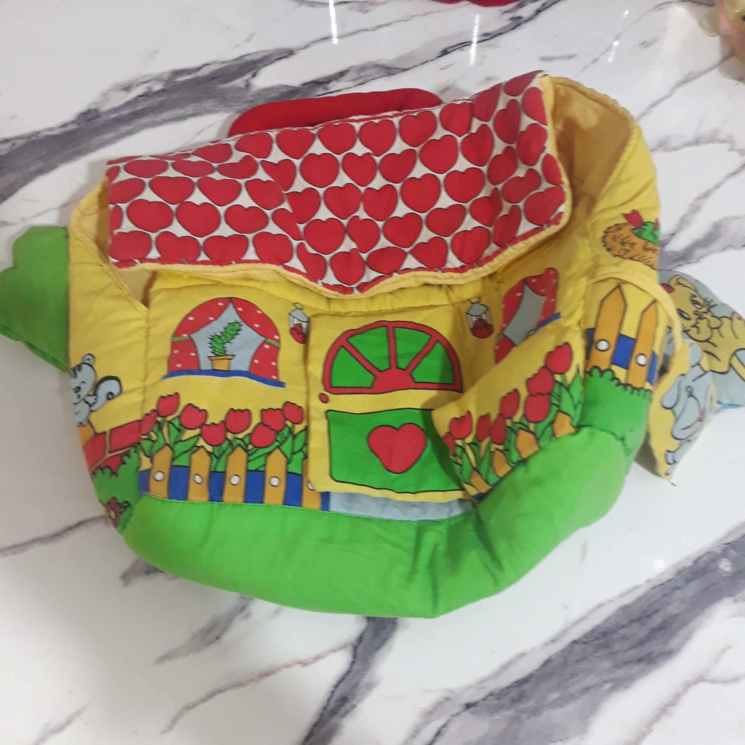 کیف کودک پارچه ای بازی جغجغه دار کوله مهدکودکی