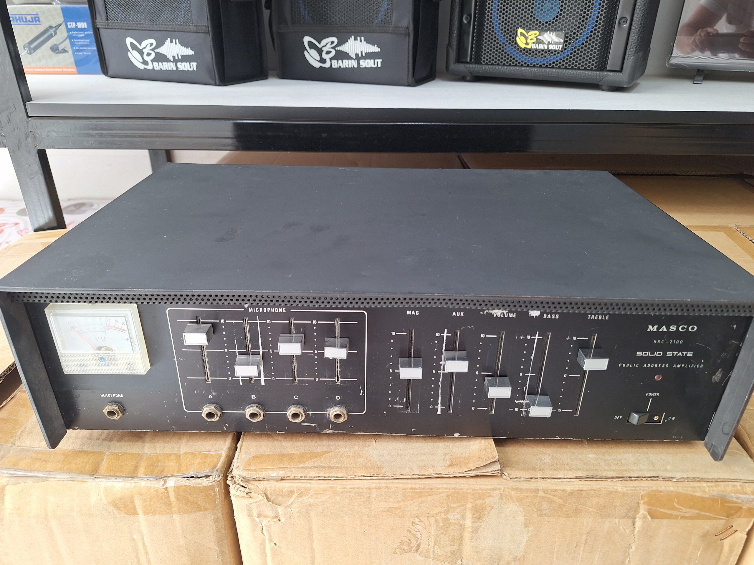 آمپلی فایر ماسکو ساخت ژاپن فوق العاده تمیز