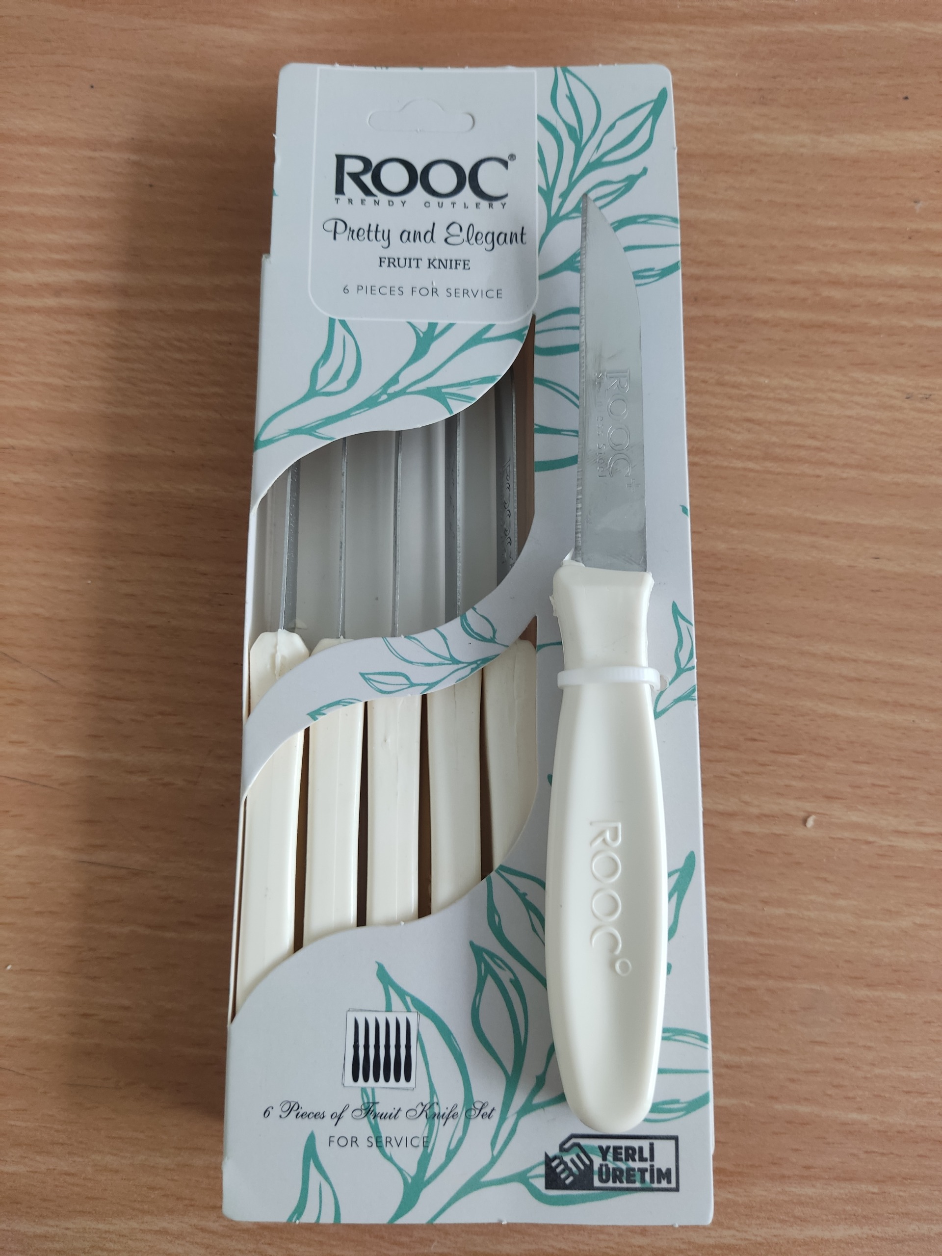 ست شش عددی چاقو میوه خوری ROOC ترکیه
