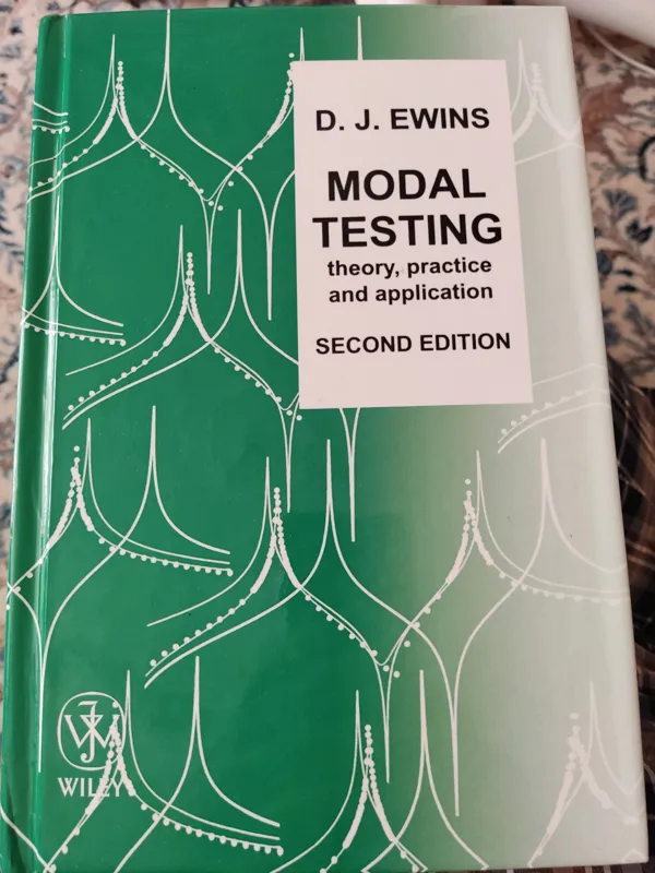 Modal Testing نویسنده Ewins انتشارات وایلی