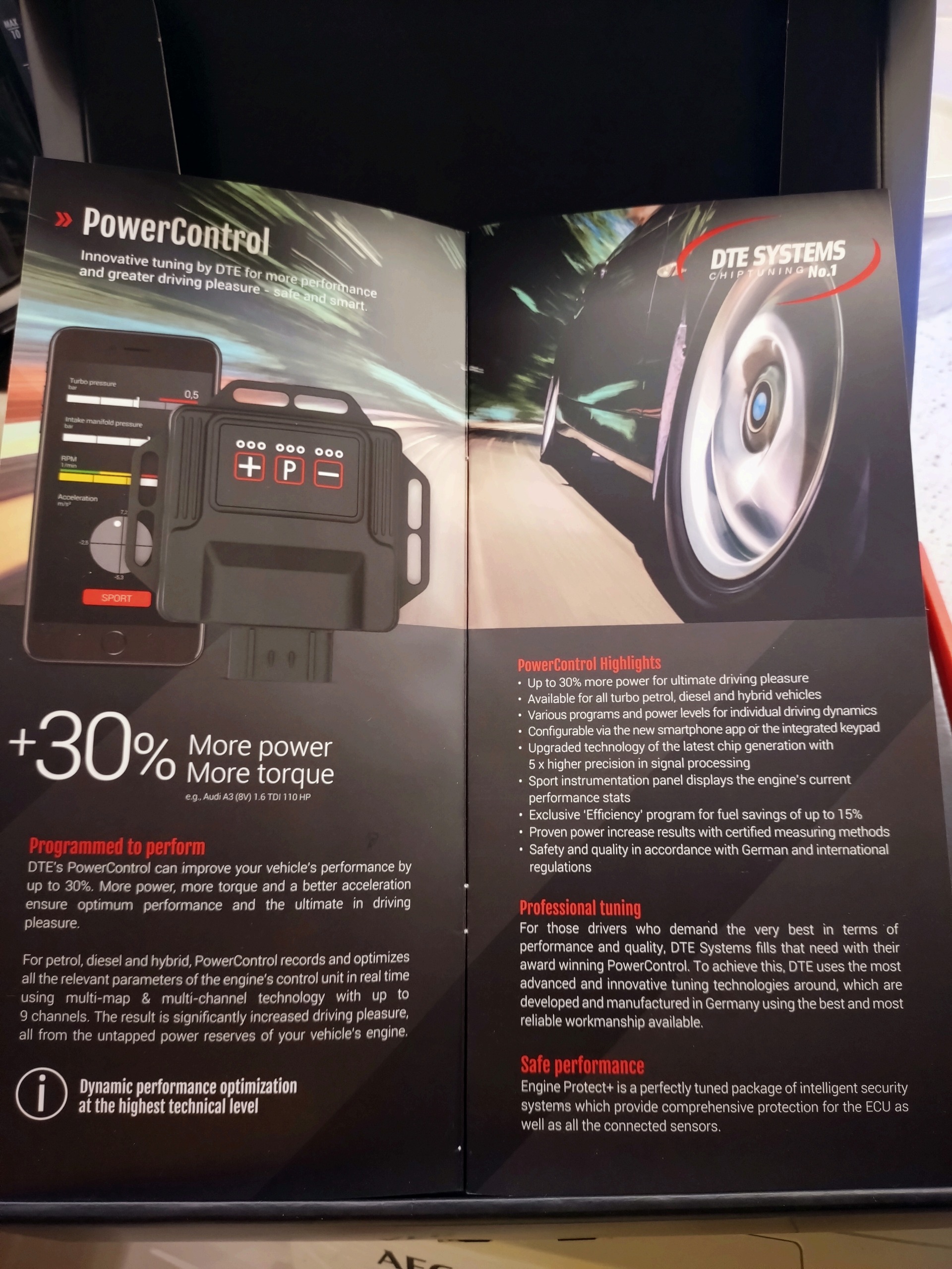 افزایش توان موتور آلمانی DTE Power Control X