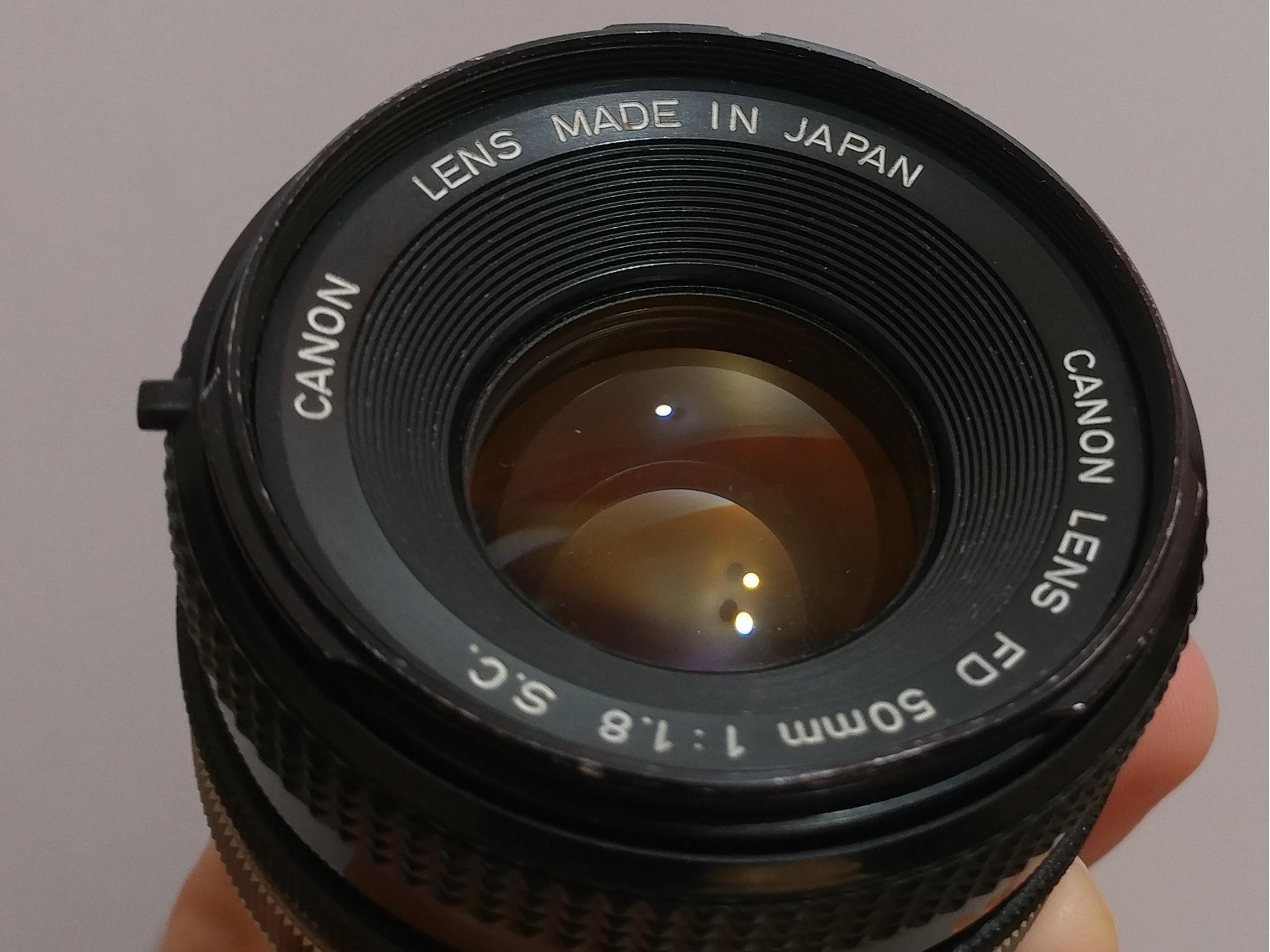 CANON FD 50MM f1.8 S.C