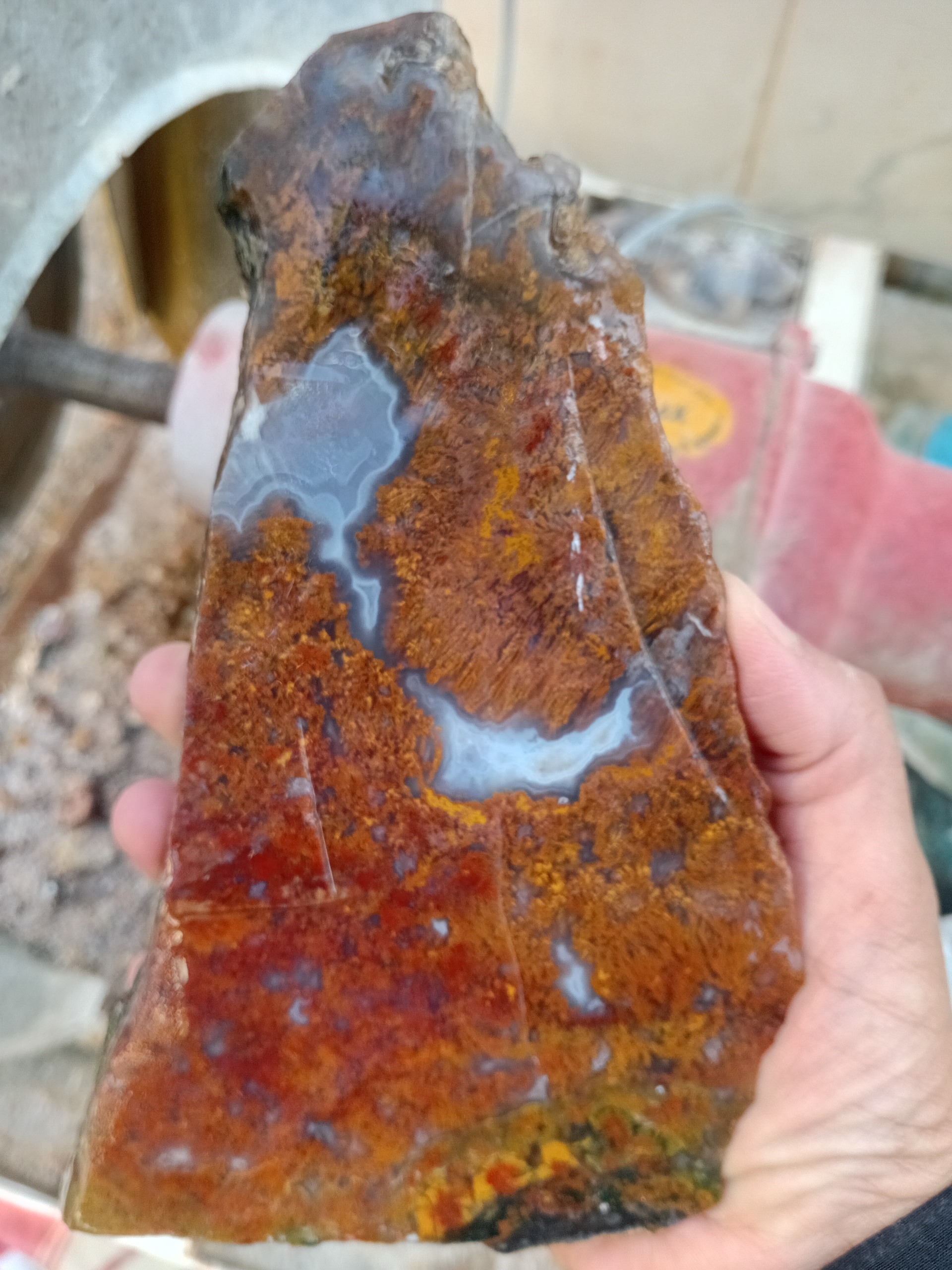 اسلایس سنگ عقیق
