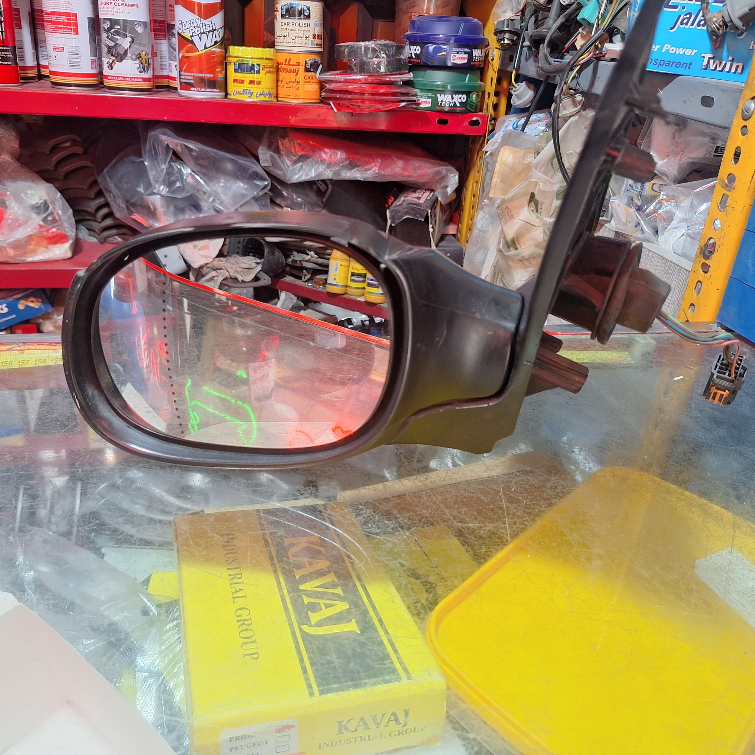 آینه بغل 206 برقی سمت چپ راننده