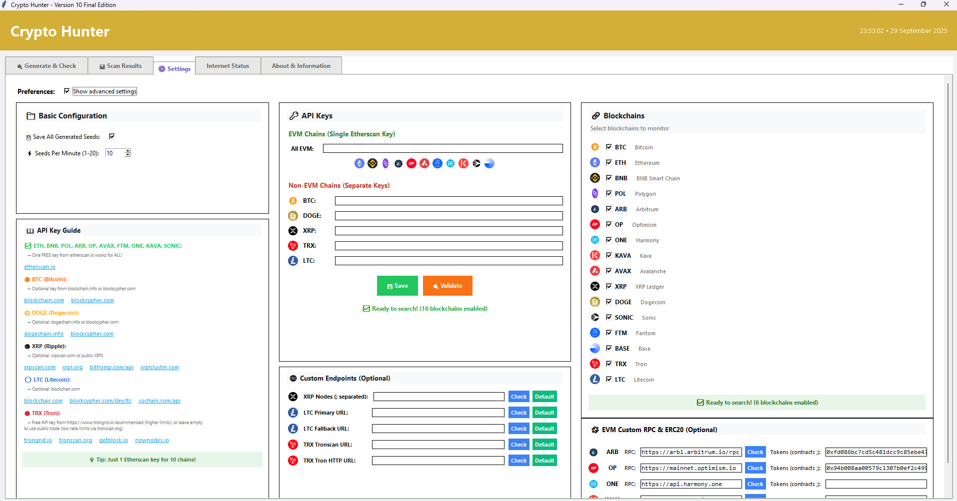 برنامه مدیریت کیف پول CryptoHunter v10 Final